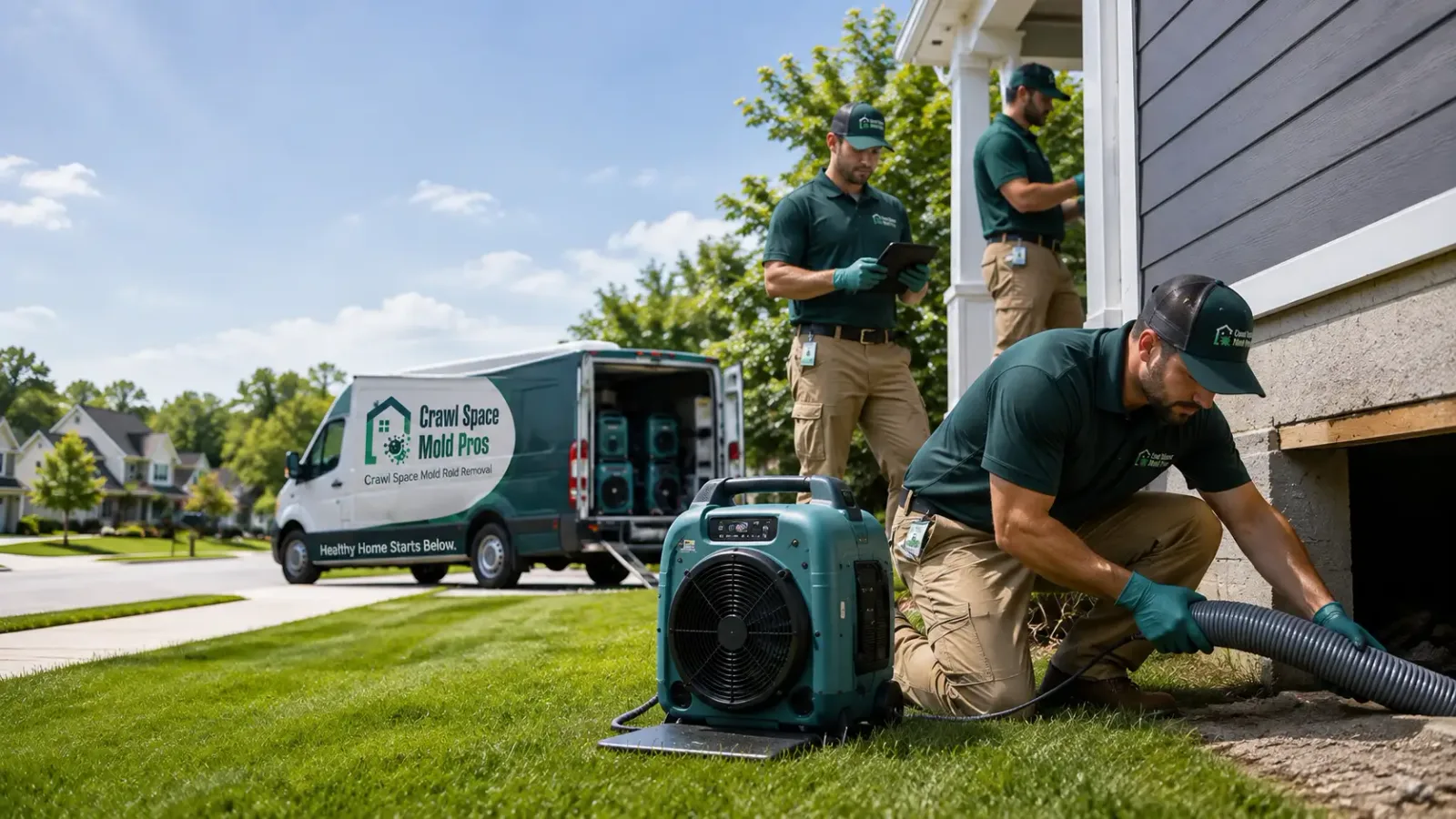 Crawl Space Mold Removal in Pomona, KS